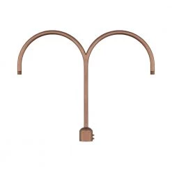 26 in. 2-Light Copper Post Adapter by Millennium Lighting