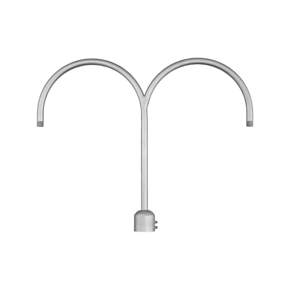 26 in. 2-Light Galvanized Post Adapter by Millennium Lighting 1 26 in. 2-Light Galvanized Post Adapter by Millennium Lighting