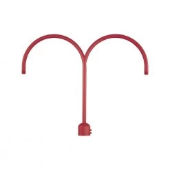 26 in. 2-Light Satin Red Post Adapter by Millennium Lighting