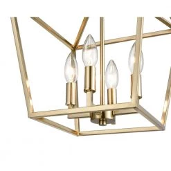 12 in. 4-Light Modern Gold Pendant by Millennium Lighting -Millennium Lighting Shop modern gold millennium lighting chandeliers 3234 mg 4f 1000