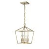 12 in. 4-Light Modern Gold Pendant by Millennium Lighting