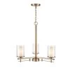 23 in. 3-Light Modern Gold Chandelier by Millennium Lighting
