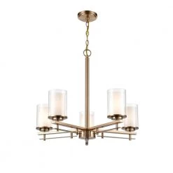 26 in. 5-Light Modern Gold Chandelier by Millennium Lighting 6 26 in. 5-Light Modern Gold Chandelier by Millennium Lighting -Millennium Lighting Shop modern gold millennium lighting chandeliers 5515 mg 4f 1000