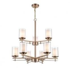 29 in. 9-Light Modern Gold Chandelier by Millennium Lighting 6 29 in. 9-Light Modern Gold Chandelier by Millennium Lighting -Millennium Lighting Shop modern gold millennium lighting chandeliers 5519 mg 4f 1000
