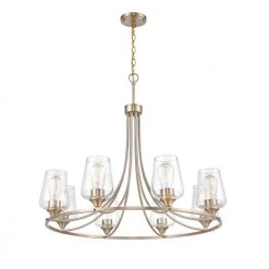 Ashford 8-Light 32 in. Modern Gold Hardwired Chandelier (1-Pack) by Millennium Lighting 5 Ashford 8-Light 32 in. Modern Gold Hardwired Chandelier (1-Pack) by Millennium Lighting -Millennium Lighting Shop modern gold millennium lighting chandeliers 9728 mg 4f 1000