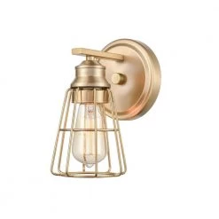 5.5 in. 1-Light Modern Gold Sconce by Millennium Lighting