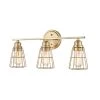 23 in. 3-Light Modern Gold Vanity Light by Millennium Lighting