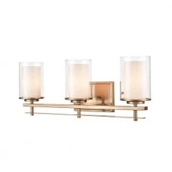 23 in. 3-Light Modern Gold Vanity Light by Millennium Lighting