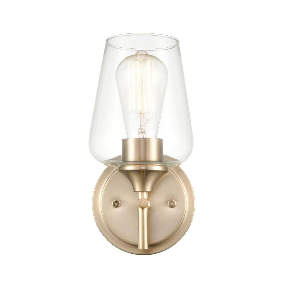 1-Light 5 in. Modern Gold Wall Sconce by Millennium Lighting 2 1-Light 5 in. Modern Gold Wall Sconce by Millennium Lighting - Image 2