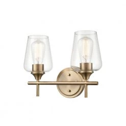 13.75 in. 2-Light Modern Gold Vanity Light by Millennium Lighting