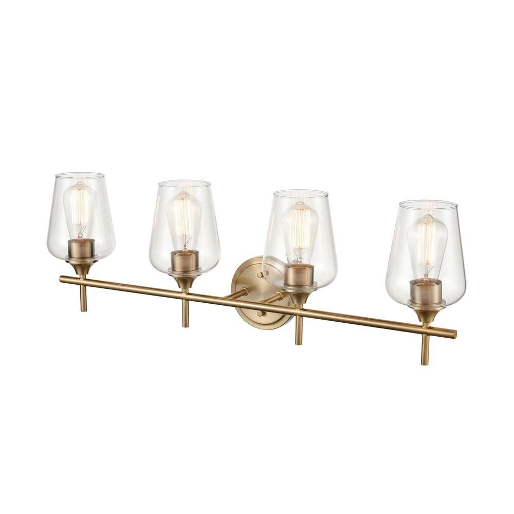 4 Light 31 in. Modern Gold Vanity Light by Millennium Lighting 2 4 Light 31 in. Modern Gold Vanity Light by Millennium Lighting - Image 2