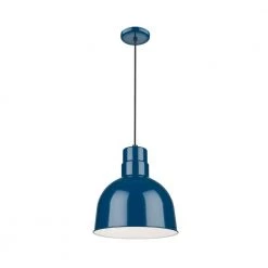 R Series 1-Light 11 in. Navy Blue Pendant by Millennium Lighting