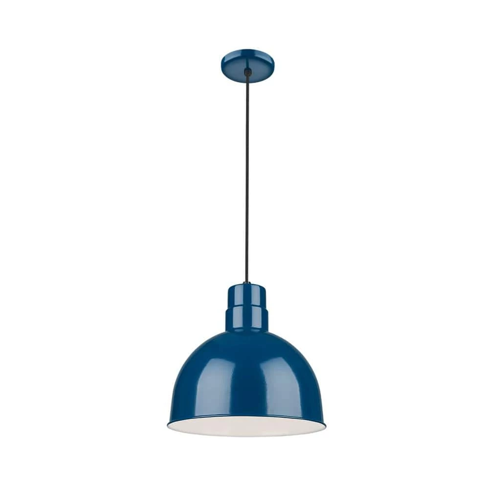 R Series 1-Light 13 in. Navy Blue Pendant by Millennium Lighting 1 R Series 1-Light 13 in. Navy Blue Pendant by Millennium Lighting