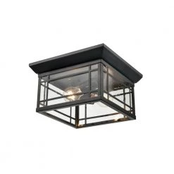Armington 1-Light 6.5 in. Powder Coat Black Hardwired Outdoor (1-Pack) by Millennium Lighting 5 Armington 1-Light 6.5 in. Powder Coat Black Hardwired Outdoor (1-Pack) by Millennium Lighting -Millennium Lighting Shop powder coat black millennium lighting outdoor flush mount lights 4154 pbk 4f 1000