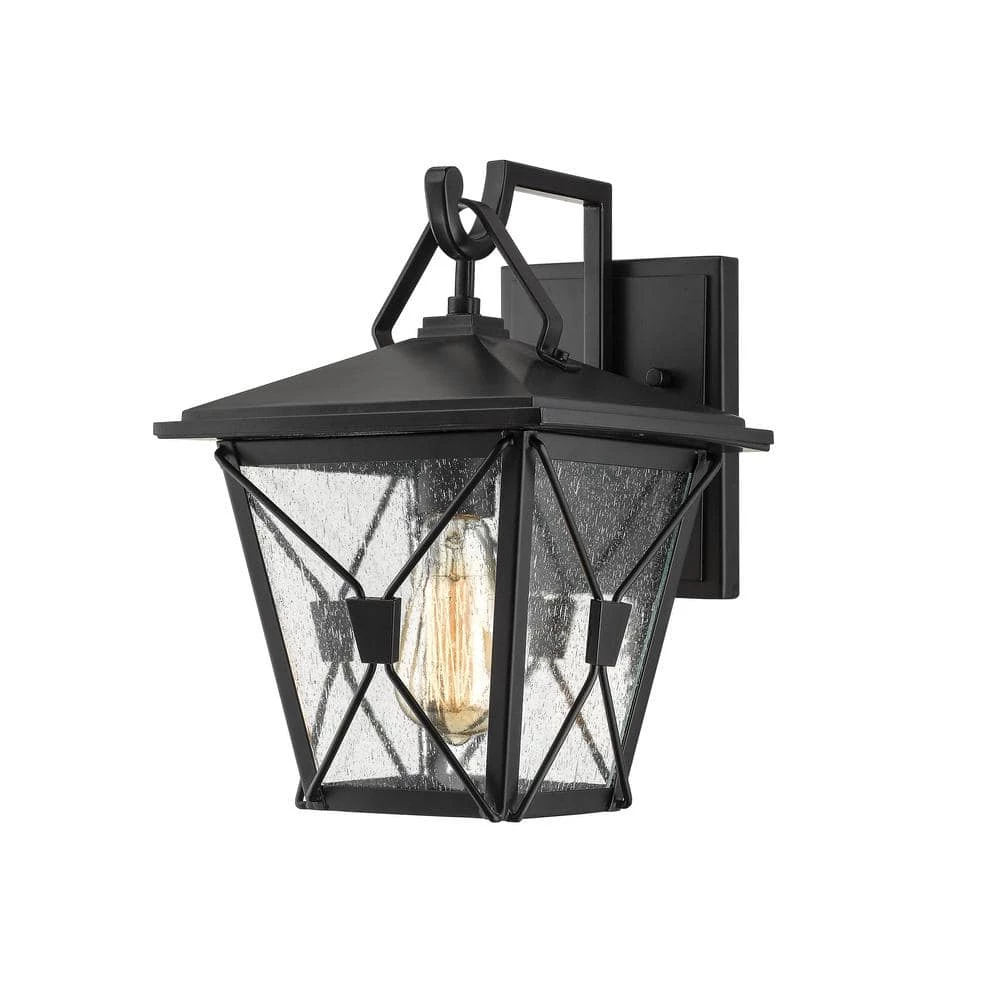 1-Light 9 in. Powder Coat Black Outdoor Sconce by Millennium Lighting 1 1-Light 9 in. Powder Coat Black Outdoor Sconce by Millennium Lighting