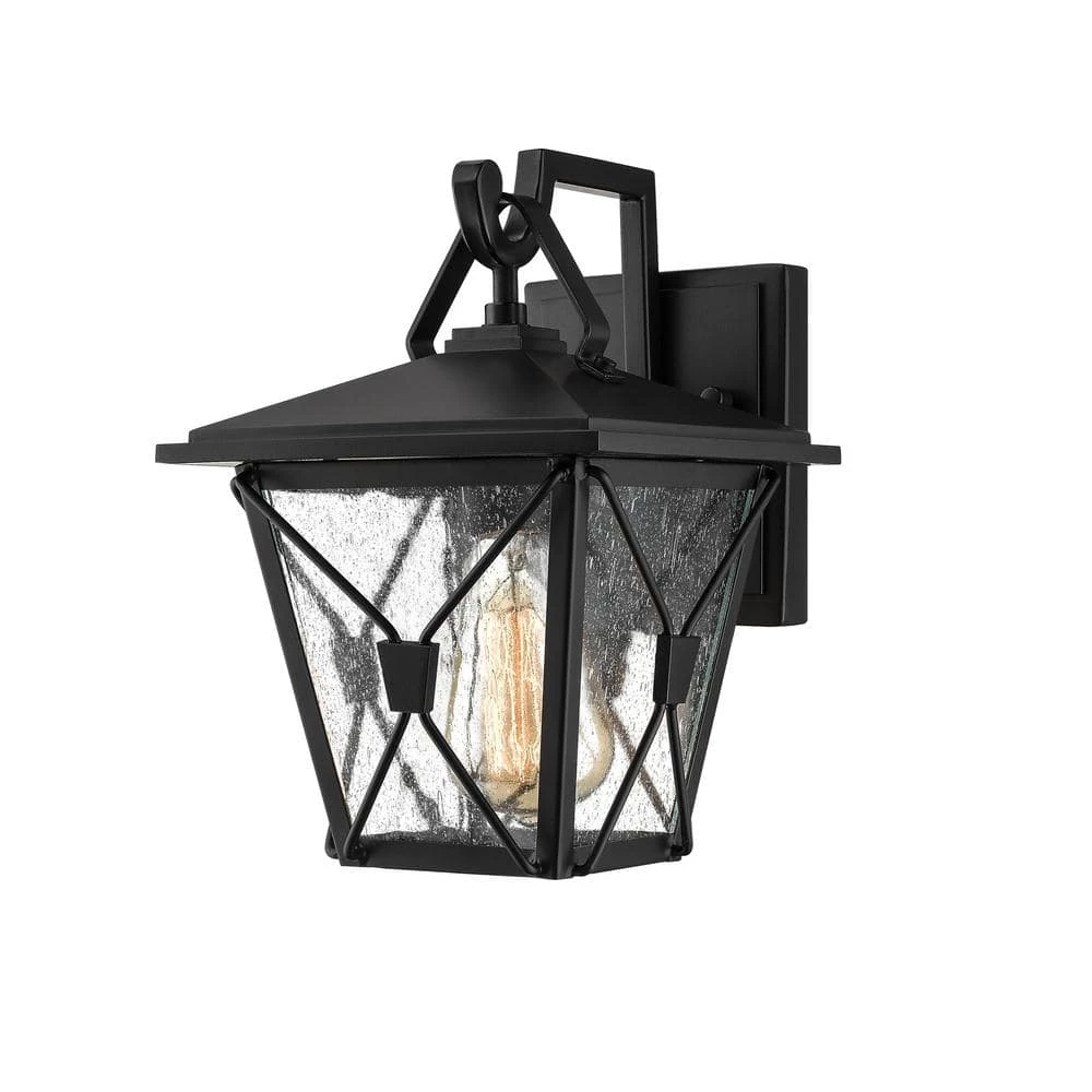 1-Light 12 in. Powder Coat Black Outdoor Sconce by Millennium Lighting 1 1-Light 12 in. Powder Coat Black Outdoor Sconce by Millennium Lighting