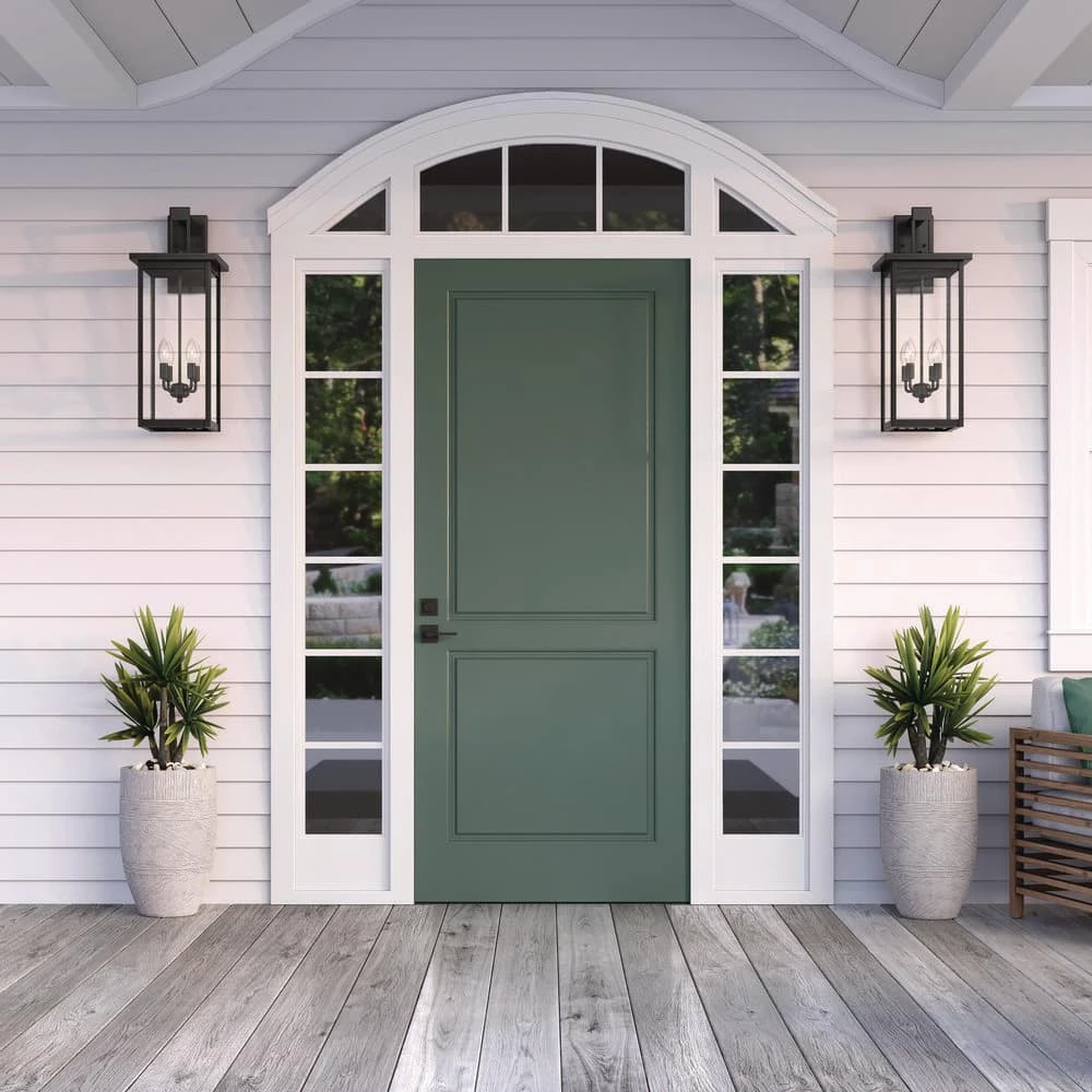 27 in. 4-Light Powder Coat Black Outdoor Wall-Light Sconce with Clear Glass by Millennium Lighting 4 27 in. 4-Light Powder Coat Black Outdoor Wall-Light Sconce with Clear Glass by Millennium Lighting - Image 4