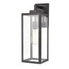 1-Light 6 in. Powder Coat Black Outdoor by Millennium Lighting
