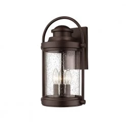 3-Light 15 in. Powder Coat Bronze Outdoor Sconce by Millennium Lighting