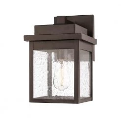 8 in. 1-Light Powder Coat Bronze Outdoor Wall Sconce by Millennium Lighting