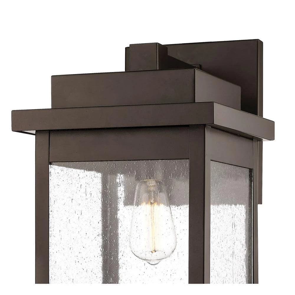 14 in. 1-Light Powder Coat Bronze Outdoor Wall Lantern Sconce by Millennium Lighting 2 14 in. 1-Light Powder Coat Bronze Outdoor Wall Lantern Sconce by Millennium Lighting - Image 2