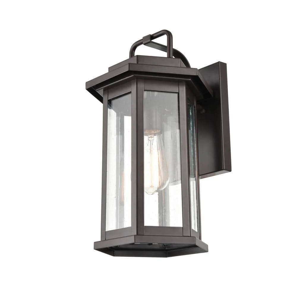 9 in. 1-Light Powder Coat Bronze Outdoor Wall Lantern by Millennium Lighting 1 9 in. 1-Light Powder Coat Bronze Outdoor Wall Lantern by Millennium Lighting