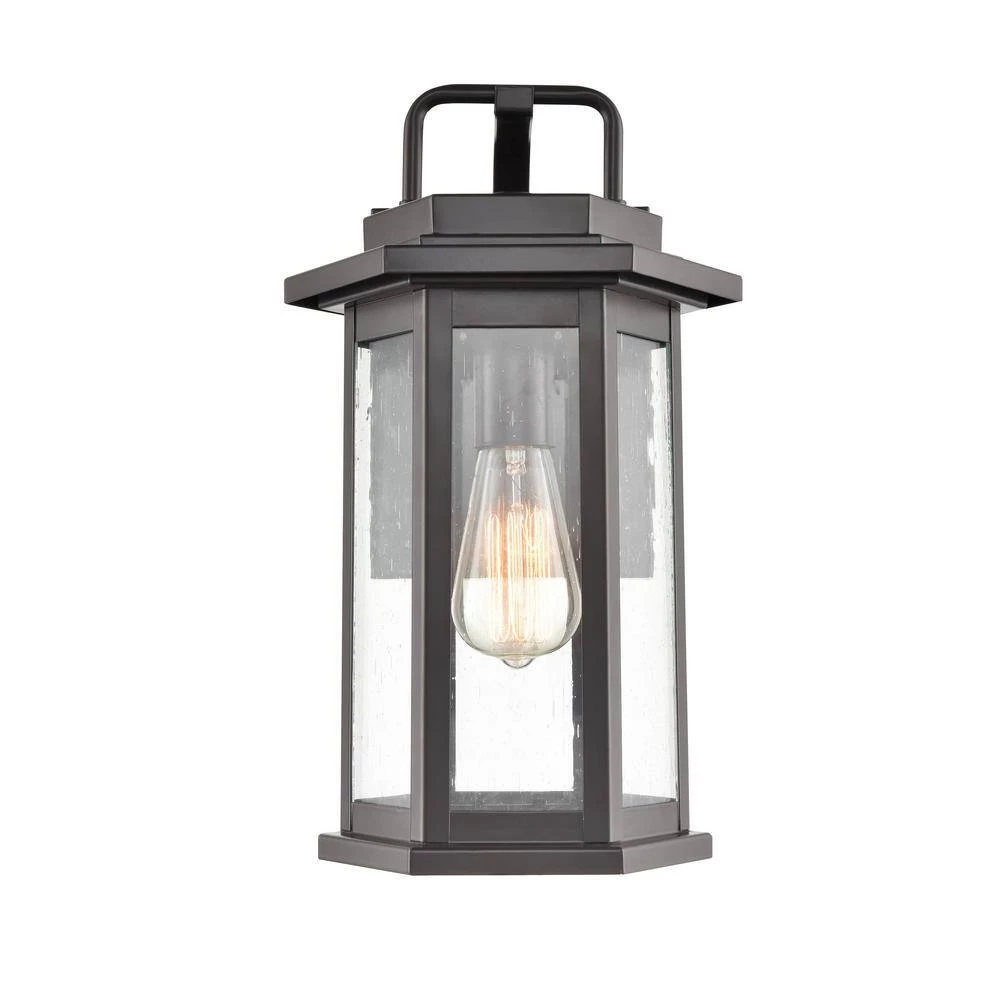 9 in. 1-Light Powder Coat Bronze Outdoor Wall Lantern by Millennium Lighting 2 9 in. 1-Light Powder Coat Bronze Outdoor Wall Lantern by Millennium Lighting - Image 2