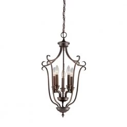 16 in. 5-Light Rubbed Bronze Pendant by Millennium Lighting