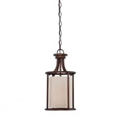 8 in. 1-Light Rubbed Bronze Pendant by Millennium Lighting