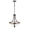 2-Lights 17 in. Rubbed Bronze Chandelier by Millennium Lighting