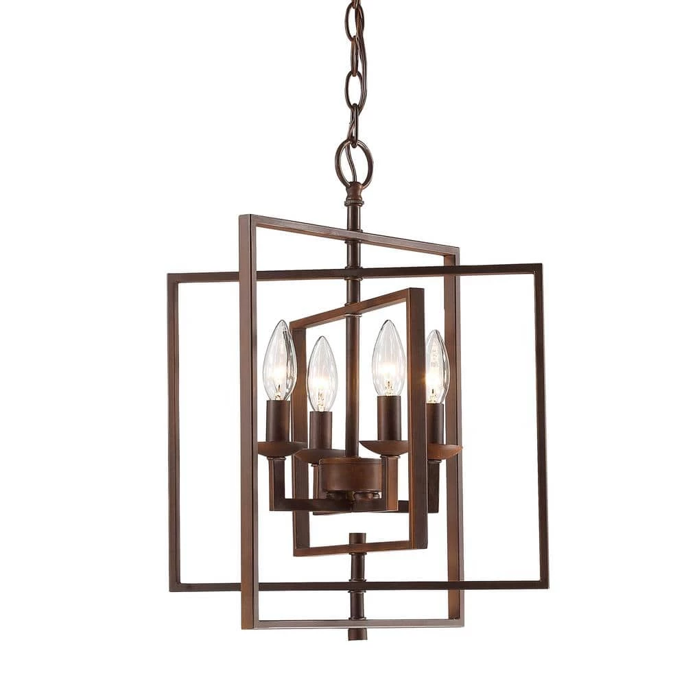 14 in. 4-Light Rubbed Bronze Outdoor Pendant by Millennium Lighting 1 14 in. 4-Light Rubbed Bronze Outdoor Pendant by Millennium Lighting