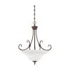 21.5 in. 3-Light Rubbed Bronze Pendant by Millennium Lighting