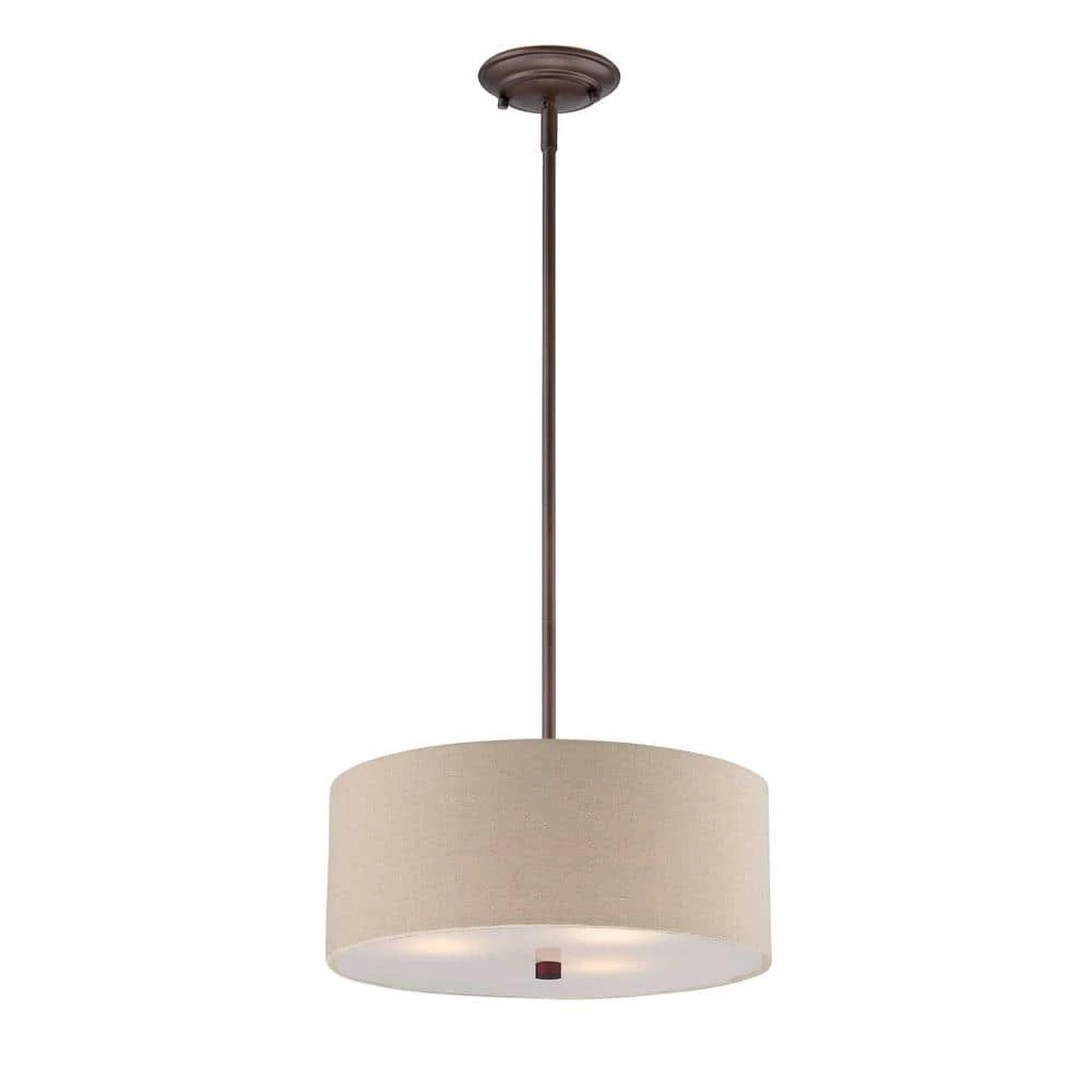 3-Light 15 in. Rubbed Bronze Mini Pendant by Millennium Lighting 1 3-Light 15 in. Rubbed Bronze Mini Pendant by Millennium Lighting
