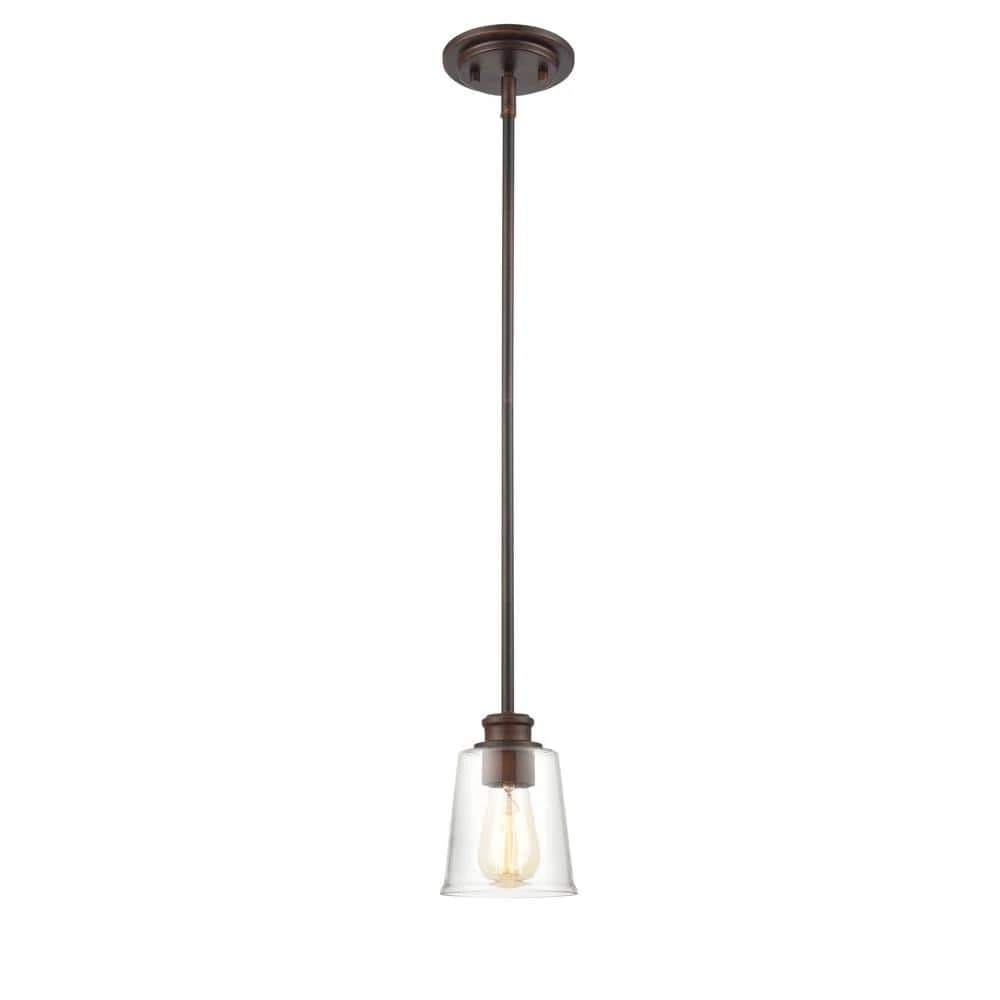 1-Light 5 in. Rubbed Bronze Mini Pendant by Millennium Lighting 1 1-Light 5 in. Rubbed Bronze Mini Pendant by Millennium Lighting