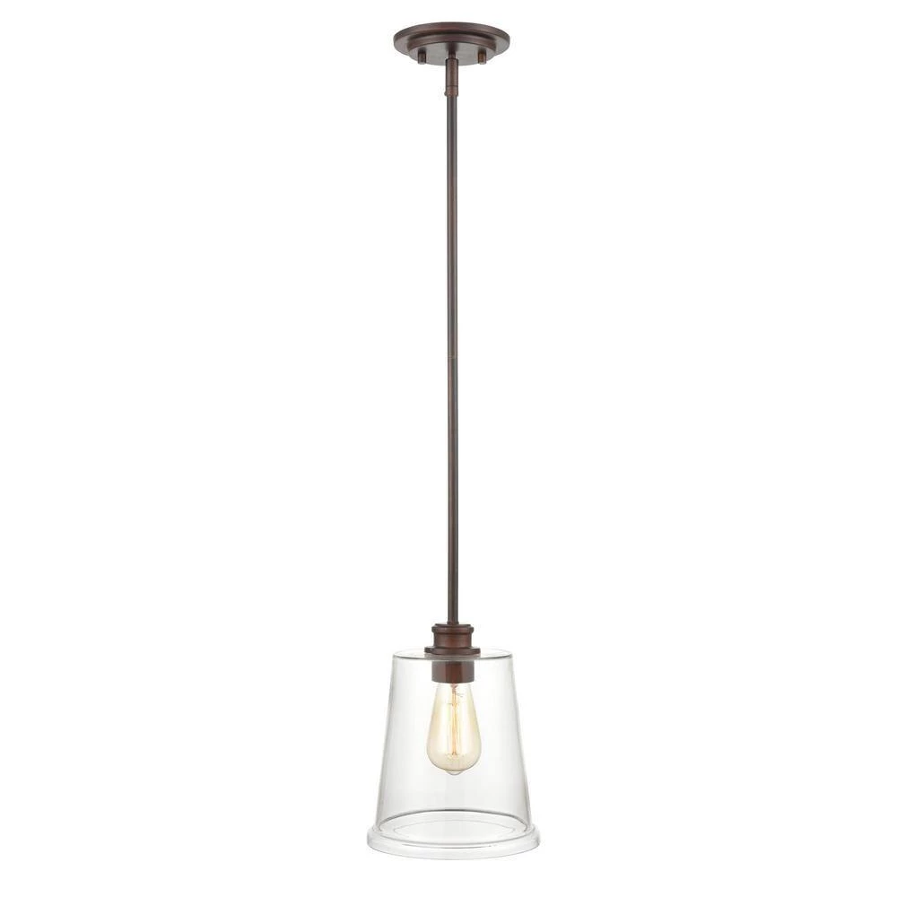 1-Light 5 in. Rubbed Bronze Mini Pendant by Millennium Lighting 3 1-Light 5 in. Rubbed Bronze Mini Pendant by Millennium Lighting - Image 3