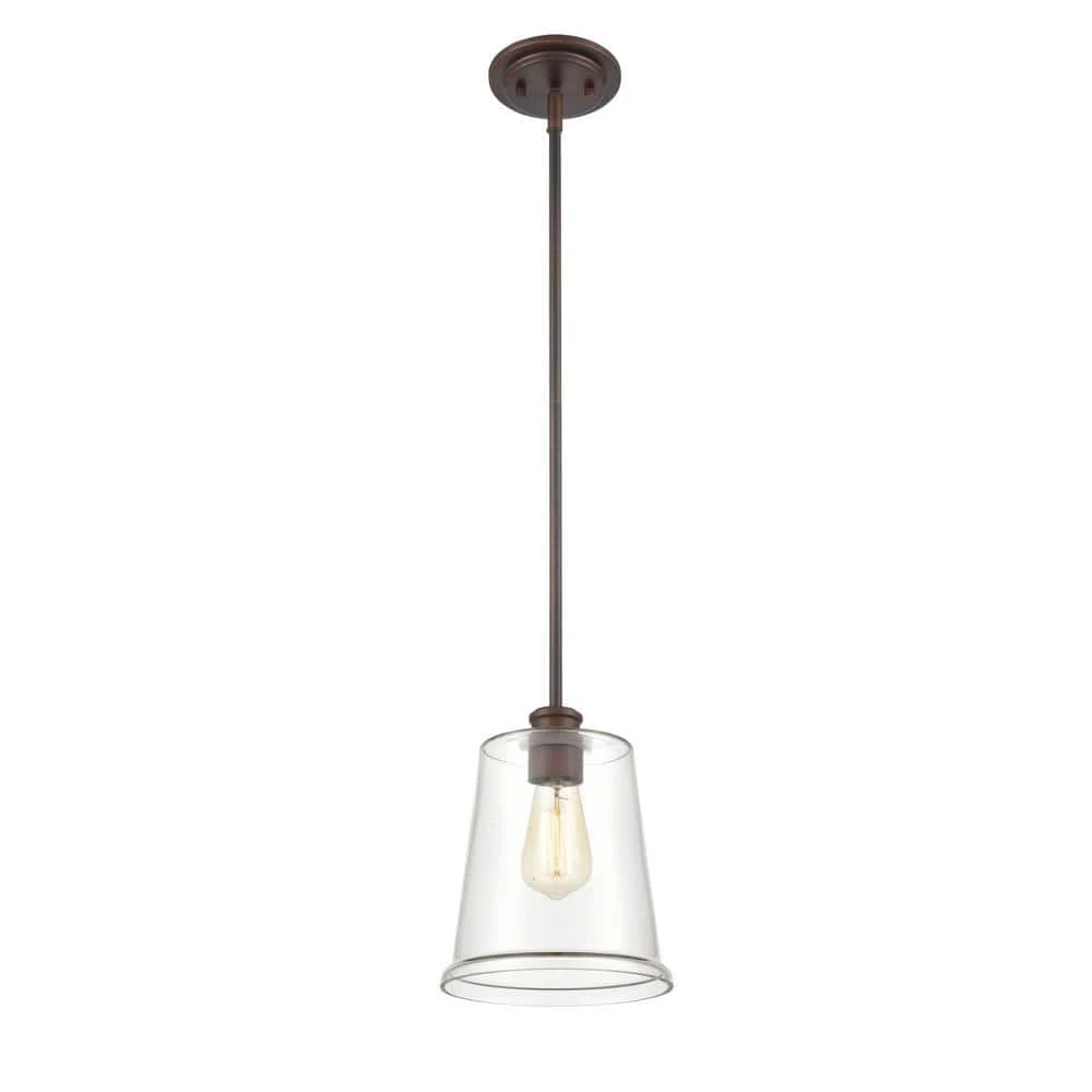 1-Light 5 in. Rubbed Bronze Mini Pendant by Millennium Lighting 1 1-Light 5 in. Rubbed Bronze Mini Pendant by Millennium Lighting