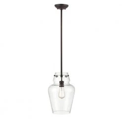 1-Light 12 in. Rubbed Bronze Mini Pendant by Millennium Lighting -Millennium Lighting Shop rubbed bronze millennium lighting pendant lights 3701 rbz 4f 1000
