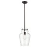 1-Light 12 in. Rubbed Bronze Mini Pendant by Millennium Lighting