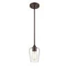1-Light 5 in. Rubbed Bronze Mini Pendant by Millennium Lighting