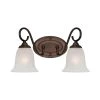 9 in. 2-Light Rubbed Bronze Vanity Light by Millennium Lighting