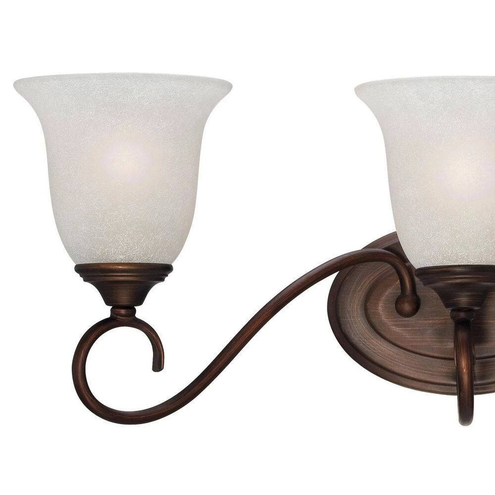 9 in. 3-Light Rubbed Bronze Vanity Light by Millennium Lighting 2 9 in. 3-Light Rubbed Bronze Vanity Light by Millennium Lighting - Image 2