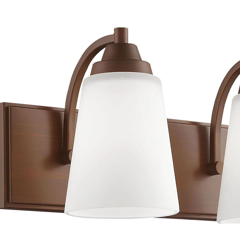 14.5 in. 2-Light Rubbed Bronze Vanity Light by Millennium Lighting 2 14.5 in. 2-Light Rubbed Bronze Vanity Light by Millennium Lighting - Image 2