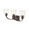 23 in. 3-Light Rubbed Bronze Vanity Light by Millennium Lighting