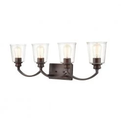 31 in. 4-Light Rubbed Bronze Vanity Light by Millennium Lighting