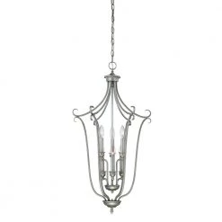 18 in. 6-Light Rubbed Silver Pendant by Millennium Lighting