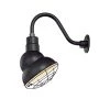R Series 1-Light 11 in. Satin Black Emblem Shade by Millennium Lighting