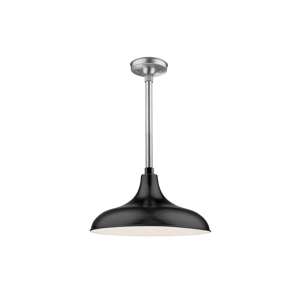R Series 1-Light 18 in. Satin Black Modified Warehouse Shade by Millennium Lighting 1 R Series 1-Light 18 in. Satin Black Modified Warehouse Shade by Millennium Lighting