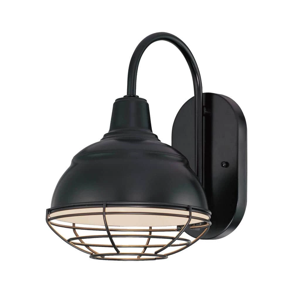 9 in. 1-Light Satin Black Outdoor Sconce Wall Bracket by Millennium Lighting 1 9 in. 1-Light Satin Black Outdoor Sconce Wall Bracket by Millennium Lighting