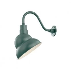 R Series 1-Light 13 in. Satin Green Emblem Shade by Millennium Lighting