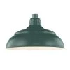 R Series 1-Light 15 in. Satin Green Warehouse Shade by Millennium Lighting